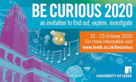 Be Curious 2020 countdown. October 2020