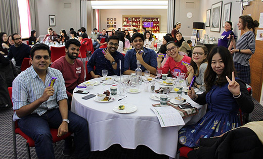 Students enjoy Traditional Christmas Meal as part of Christmas in Leeds programme December 2017
