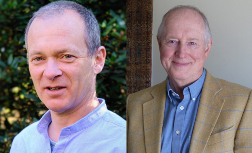 Professors Oliver Philips and John Plane, who have been elected to the Royal Society. May 2020.