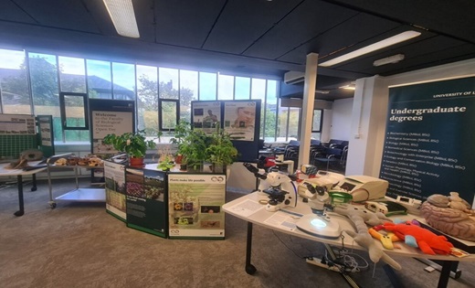 Display for Faculty of Biological Sciences.