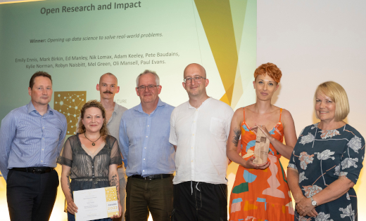 Research Culture and Engaged for Impact Awards profiles feature. July 2022
