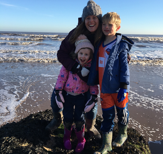 Five-year-old Eleena Perry, who has benefitted greatly from the services provided by SNAPS, pictured with mum, Claire, and her big brother, Jenson. June 2019