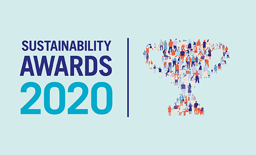 The Sustainability Awards 2020 logo. May 2020.