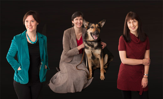 Dr Lorna Dougan, Professor Anna Lawson, Professor Lindsay Stringer - 2015 Women of Achievement