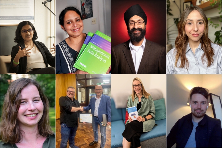 Headshots of Dr Ashani Ranathunga, Dr Jasjit Singh, Dr Marie Van de Sande, Hedwig Verhagen, Jonathan Campbell, Lauren Gascoigne, Dr Suparna Mitra.