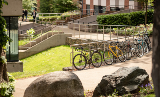 Bikes on campus
