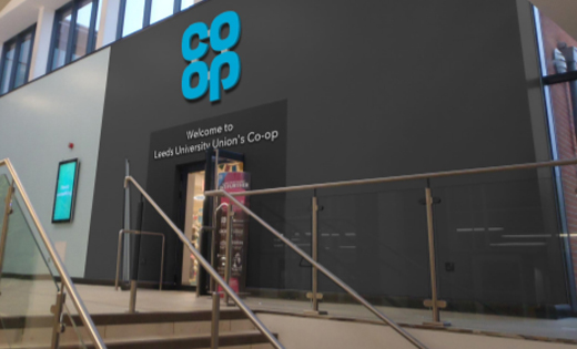A computer-generated image of how the new Co-op store in the LUU will look. January 2019