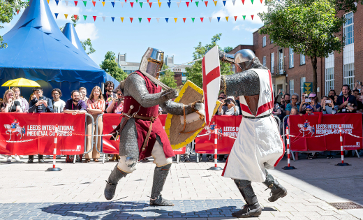 Let battle commence | Making Leeds Medieval Festival! June 2023