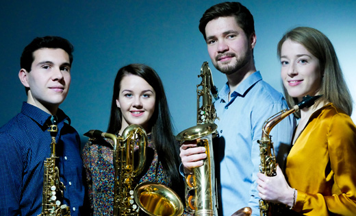 Ebonit Saxophone Quartet. October 2019