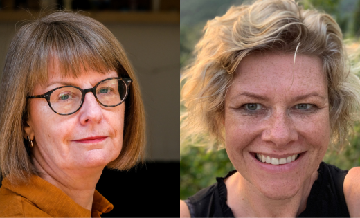 Portraits of Jane Campbell and Professor Karen Burland