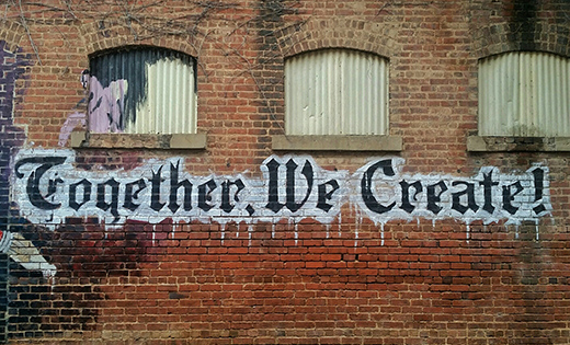Together we create mural August 2018