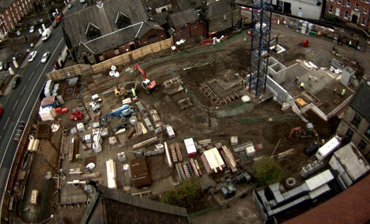 Laidlaw_Library_building_site_aerial_view