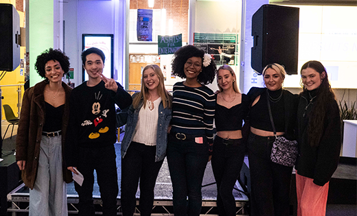 LUU's Student Exec for 2020/21 pictured. From left to right: Carolina Hall-Rodriguez, Franks Feng, Lotti Morton, Laila Fletcher, Sophia Hartley and Lucy Murphy. (Safia Bugel not pictured).