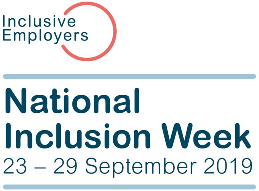 National Inclusion Week 2019 logo. July 2019
