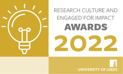 Research Culture and Engaged for Impact Awards winners profiles. September 2022