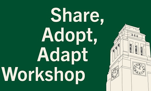 Share, Adopt, Adapt Workshops SAAW relaunched online. July 2020
