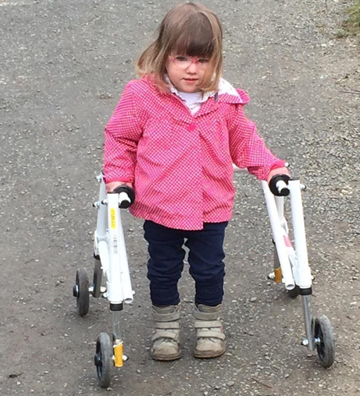 Five-year-old Eleena Perry, who has benefitted greatly from the services provided by SNAPS. June 2019