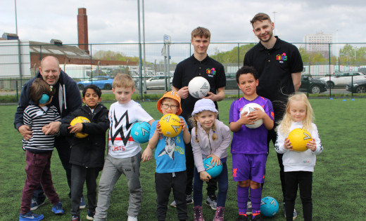 The SNAPS inclusive football team. March 2020