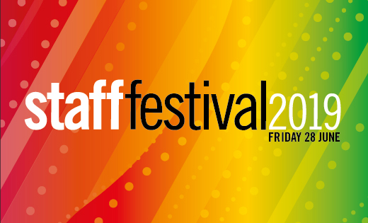 Staff Festival 2019 logo. June 2019