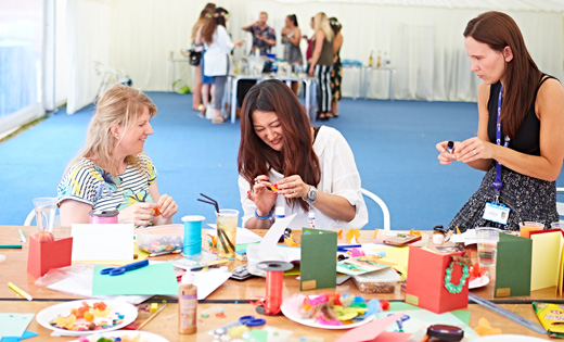 One of the many popular workshops held during last year’s Staff Festival. June 2019