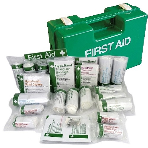 First Aid box and contents