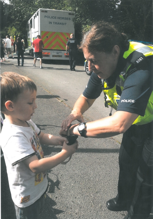 Child with Police Officer