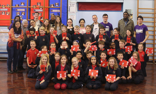 Intercultural Ambassadors visit Tranmere Park school as part of the World Unite Festival