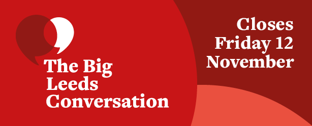The Big Leeds Conversation banner image for eNews. November 2021